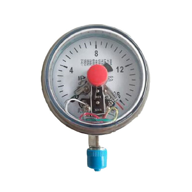不鏽鋼耐震電接點壓力表